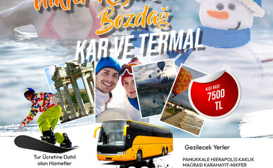 Pamukkale Kar Ve Termal NİKFER BOZDAĞ KAYAK MERKEZİ BAĞBAŞI YAYLASI TELEFERİK